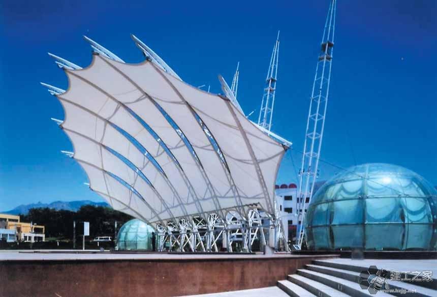 汨罗车棚膜结构网架